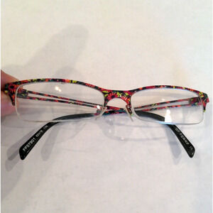Modern Gianfranco Ferre FF07901 Eyeglass Frame Only Pink Flowers Prop
